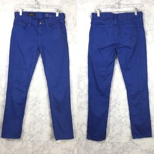 J Crew Matchstick Garment-dyed Denim Blue Jeans